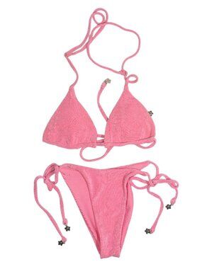 With Jean Betsy Bikini Set in Bubblegum